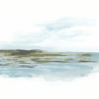 Shoreline Cameo I by June Erica Vess - Wrapped Canvas Print