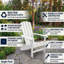Chaise adirondack en plastique Celina-330350035