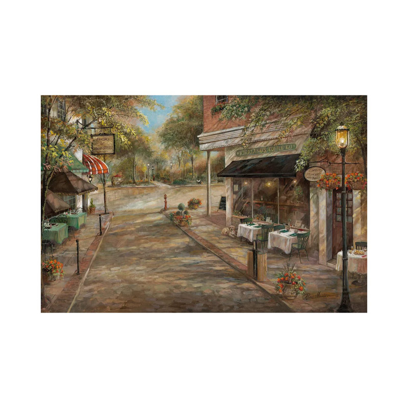 «My Kinda Town» par Ruane Manning - reproduction d'art, H 40 po x l 60 po x 1,5 po, Toile tendue, Aucun mat