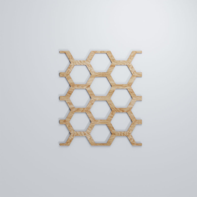 Panneaux muraux Westmore, Chêne rouge, H 23 3/8 po x l 15 1/2 po x P 3/8 po