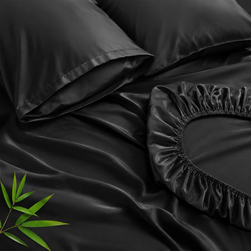 Twill Sheet Set, Noir