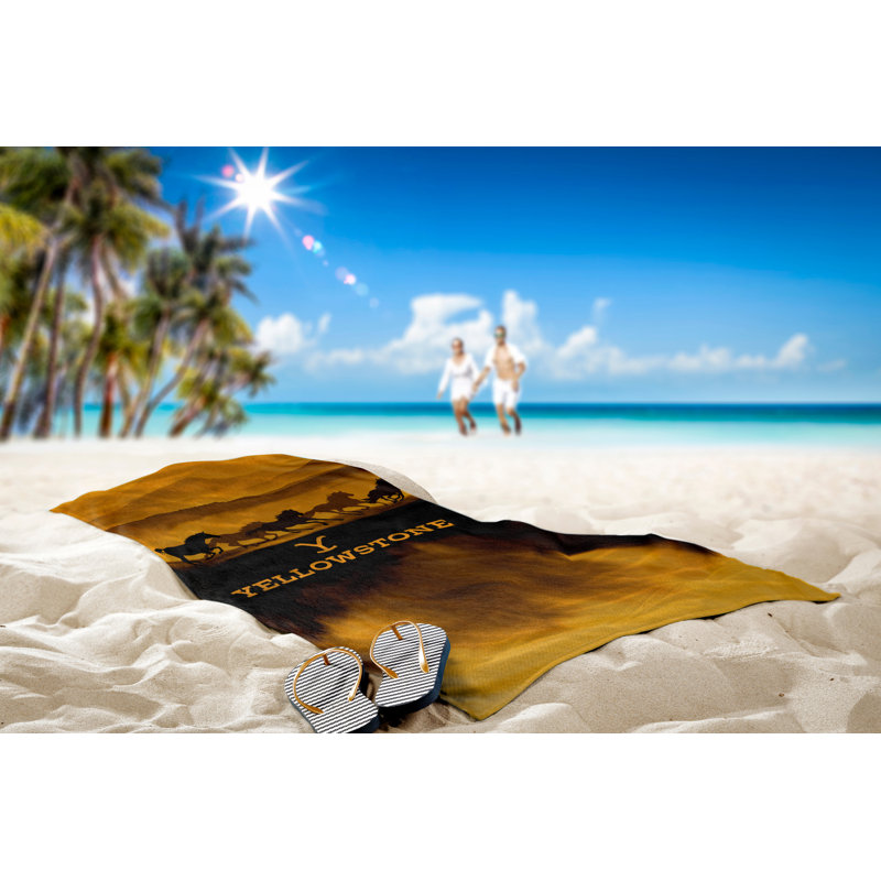 Cotton Blend Beach Towel