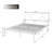 Metal Frame Bed with Upholstered Headboard,Sturdy Steel Construction, No Box Spring Needed-208417796