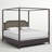 Elyse Metal Canopy Bed-249550341