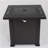 28-inch square fire pit table