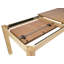 Dorland Extendable Rubberwood Rectangular Dining Table with Wood Base