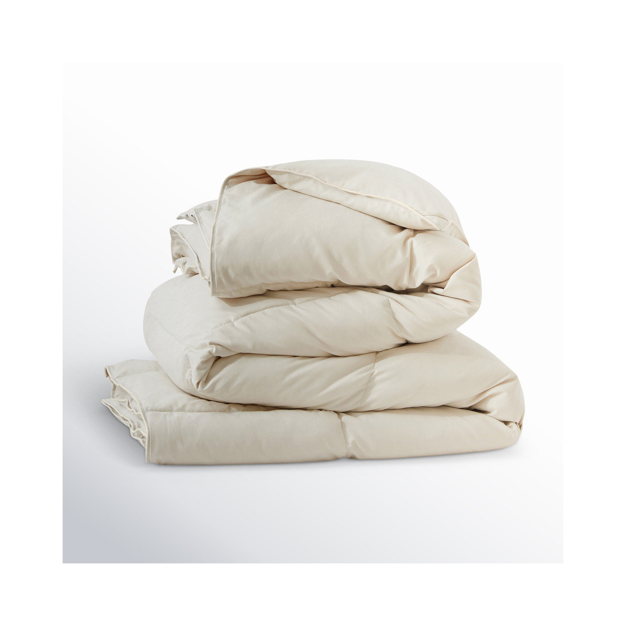 600 Fill Power All Season Down Comforter Duvet Insert, Queen, Khaki