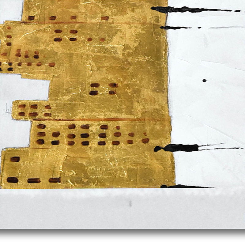 Painting "People in The City" - Color Gold
