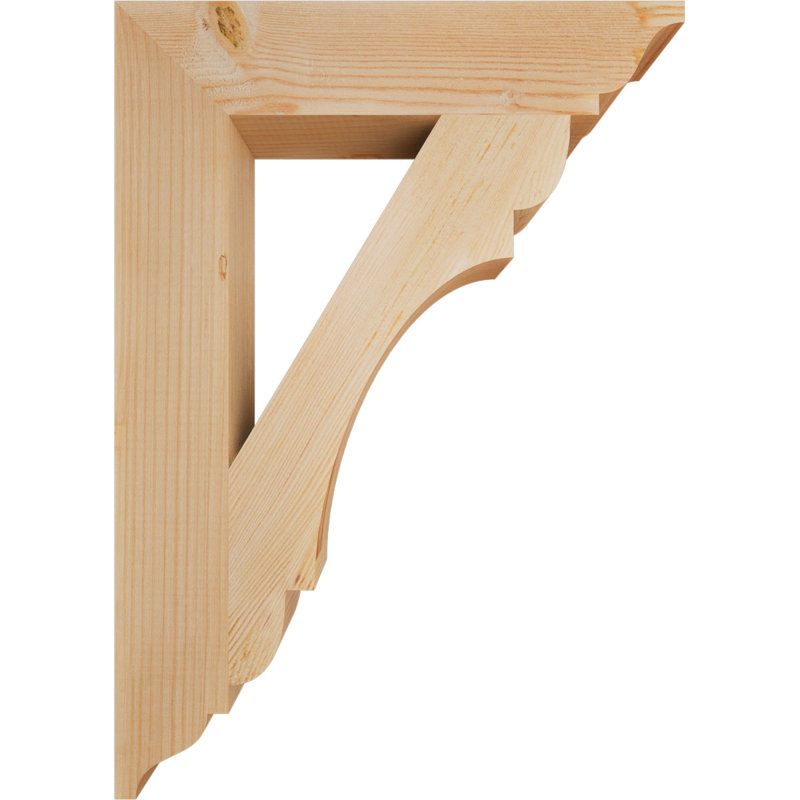 Support olympique traditionnel, H 28 po x l 3,5 po x P 20 po, Douglas (lisse)