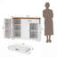 Garde-manger autoportant avec 3 portes et 1 tiroir Bayview-129456714
