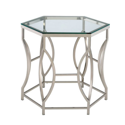 Zola Contemporary End Table - Chrome