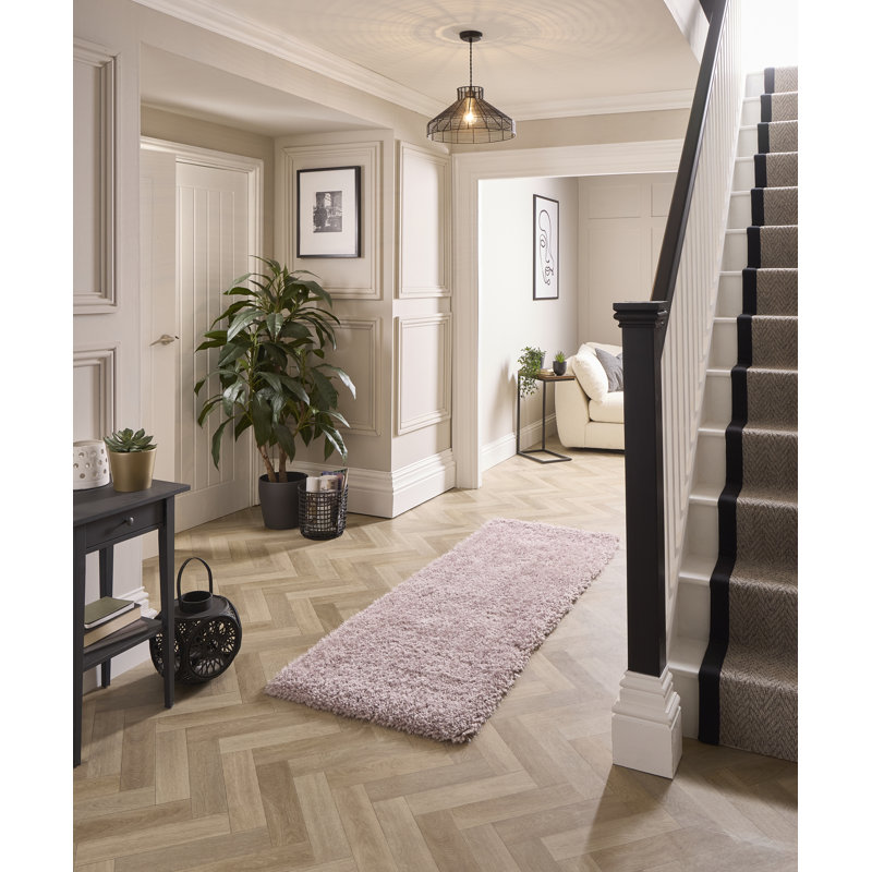 Bakhita Solid Colour Machine Tufted Area Rug, Runner 67 x 200cm