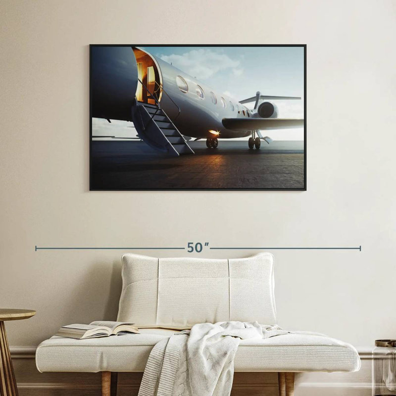 Mehar Luxury Private Plane, 27" H x 40" W