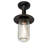 8" Wide Bellevue Mason Jar Flushmount