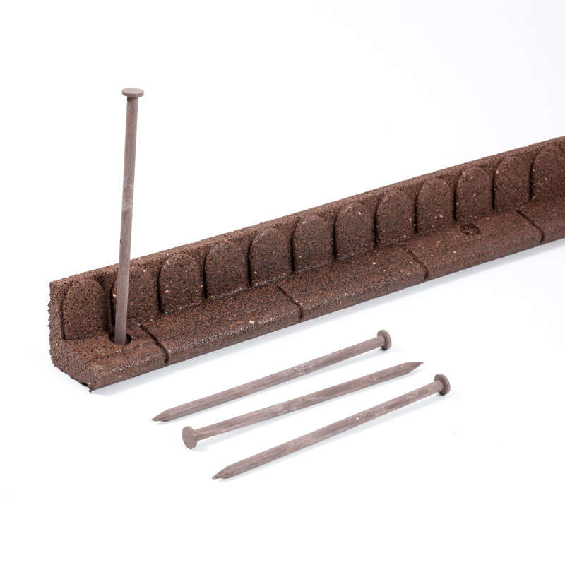 Mower Edge Garden Border 1.2m - Pack of 2, Brown