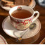 Tasse à thé en porcelaine avec soucoupe Autumn Garden