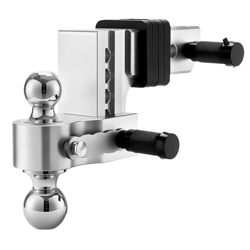 Attelage de remorque ajustable 2,5 po Récepteur 4 po à 4 boules avec attelage 18500 lb