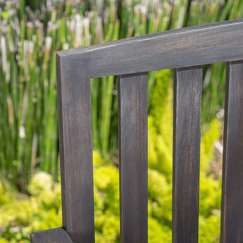 Banc de style classique pour le salon et le vestibule, Gris foncé