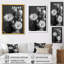 Cactus monochrome gris botanique Bliss II - cactus floral-256049175-256049183