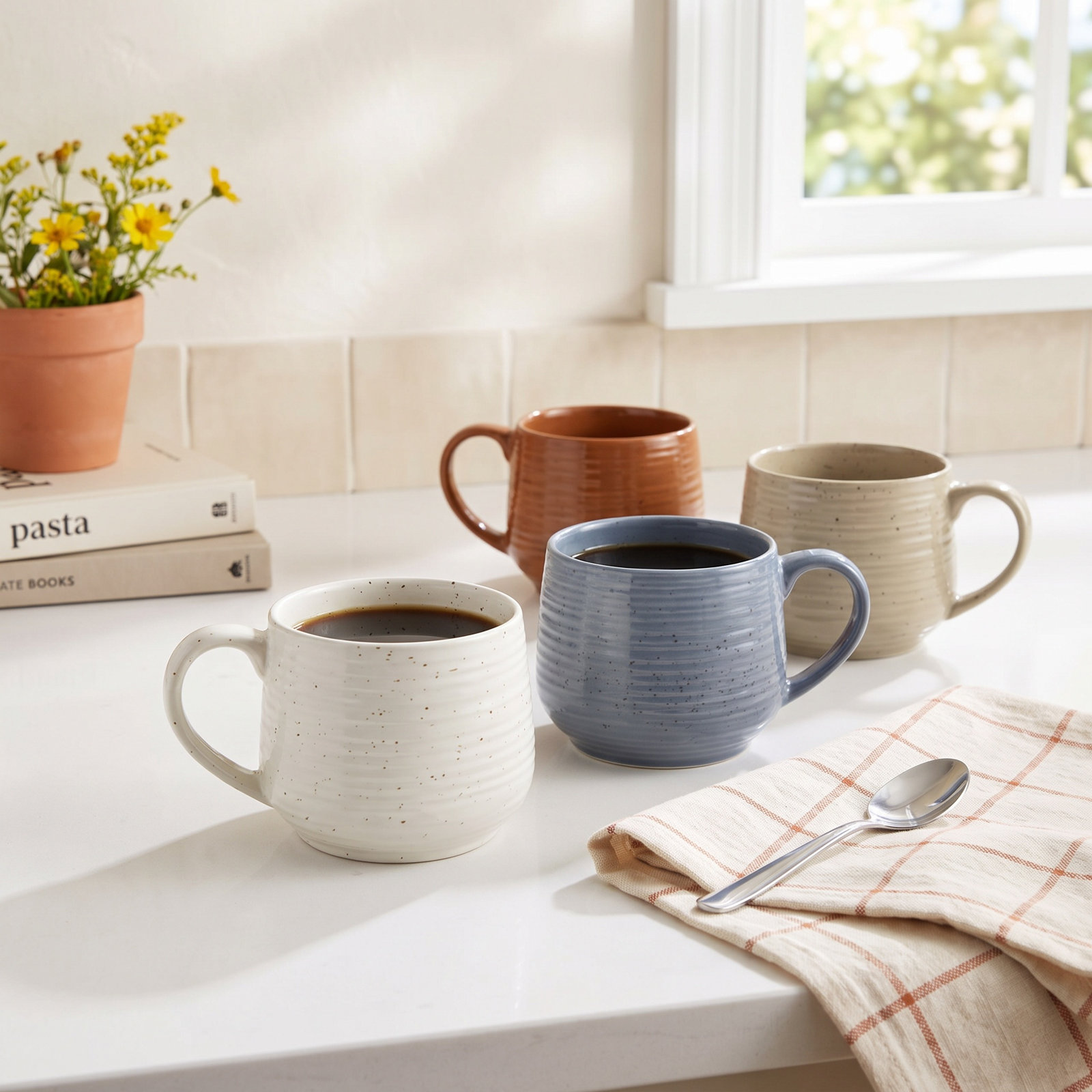 Siterra Painter's Palette Stoneware Mug