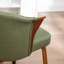 Chaise de salle à manger rembourrée en similicuir Devault-1836169673