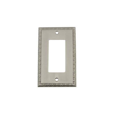 Egg and Dart 1-Gang Rocker Wall Plate