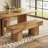 55" Wooden Entraway Bench, Indoor Bench End of Bed bench for Dining Room, Bedroom