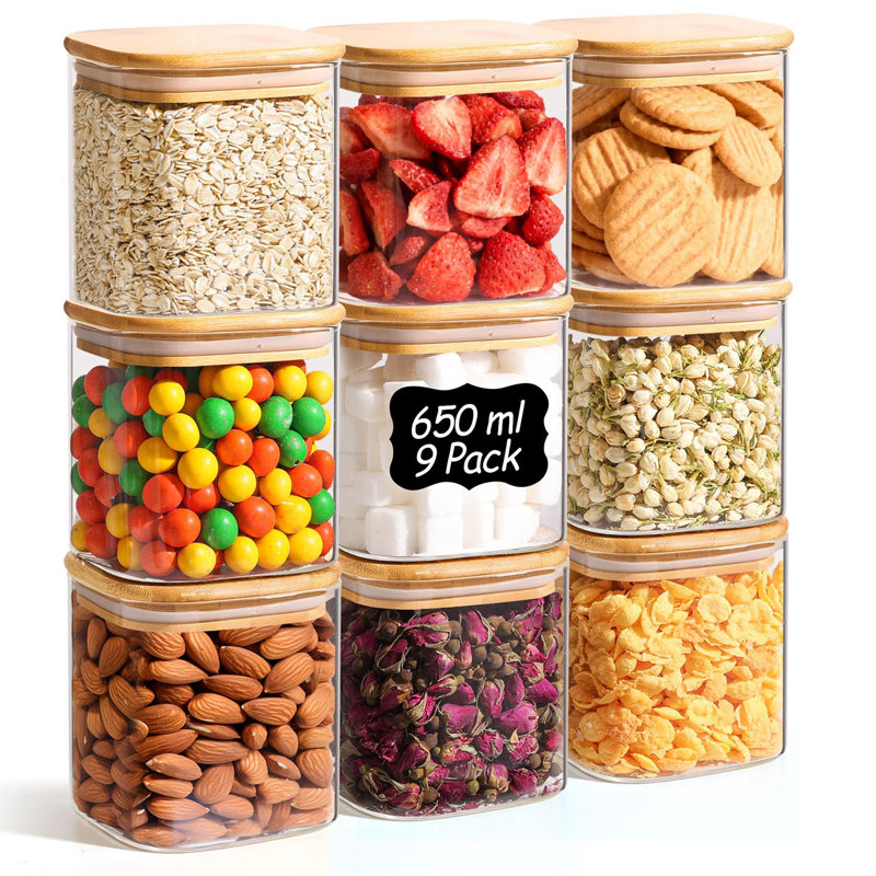 Glass Jar, 650ml, 9