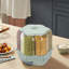 Busto 6in 1 Airtight Cereal Rice Container 360° Rotating Grain Storage Food Dispenser-199064640