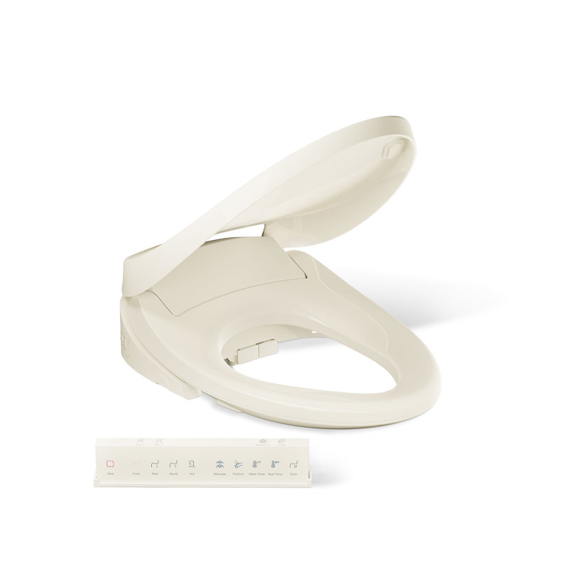 Siège de toilette bidet allongé Purewash E860