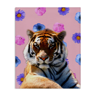Tigre floral safari, design par Marcus Prime