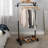 Metal Adjustable Rolling Clothing Rack