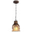 Luminaire suspendu en forme de cloche à 1 lumière Ananio