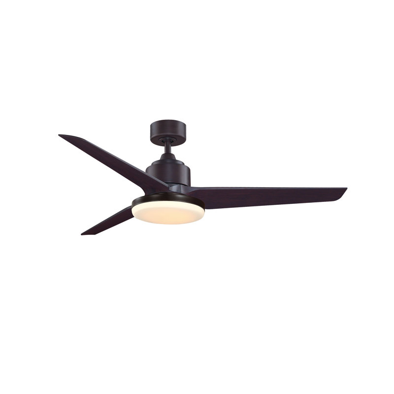 TriAire Ceiling Fan 12 inch Correlated Color Temperature (CCT) Select LED Light Kit - Dark Bronze, Bronze
