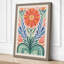 Stylized Daisy Bloom Botanical - Wrapped Canvas-1213767312-1213767315