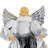 12'' Abstract Fabric Angels Tree Topper