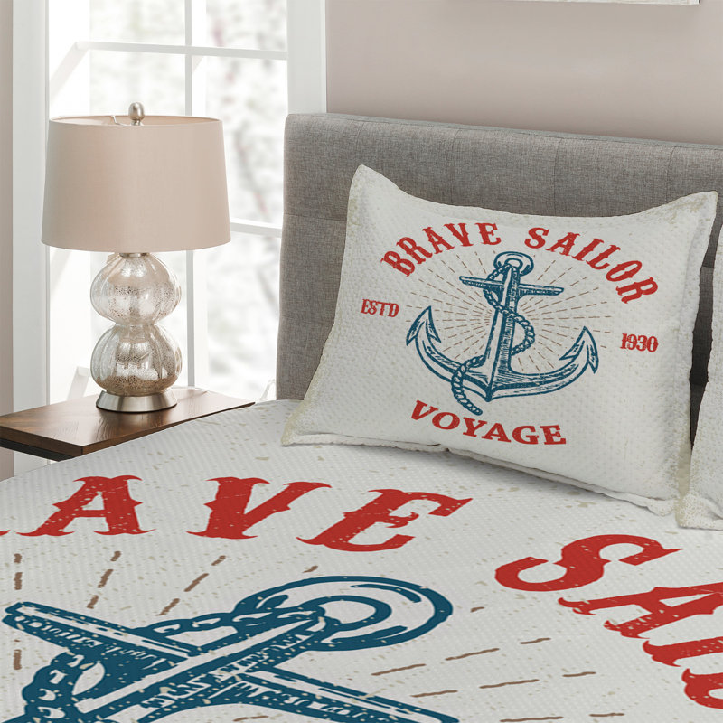 Coastal Polyester Coverlet