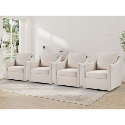 Fauteuil d'appoint pivotant 30,3 po
