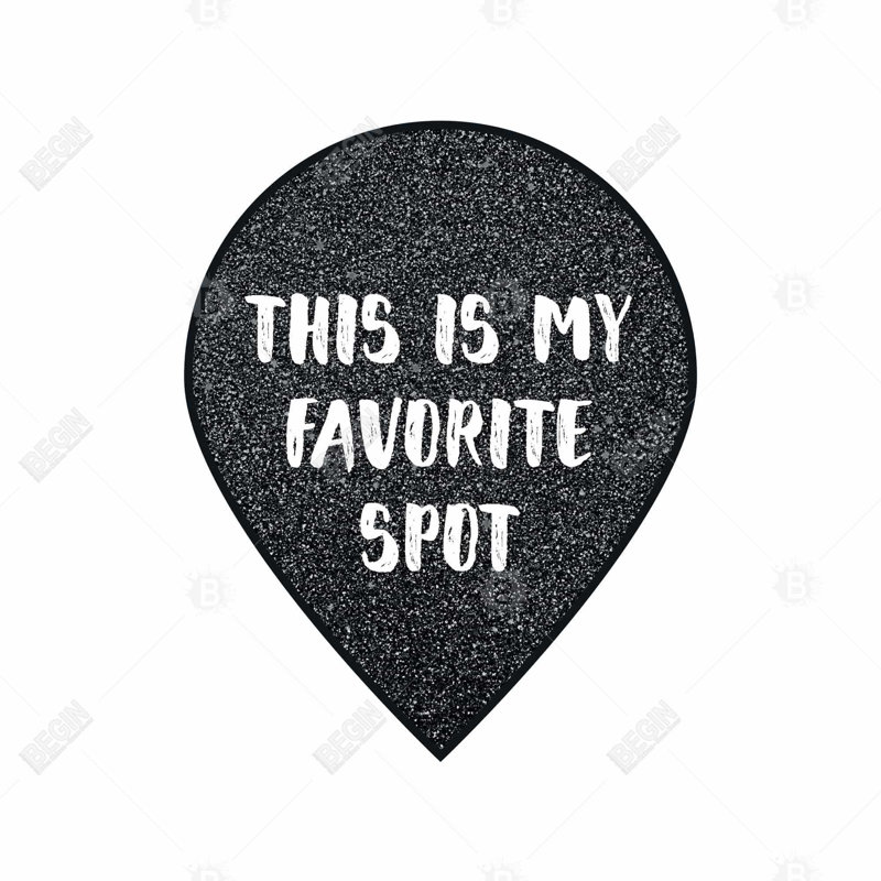 «It's My Favorite Spot» sur toile