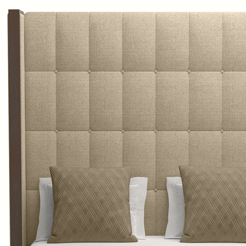 Dipson Upholstered Standard Bed, California King, Flax Revolution®