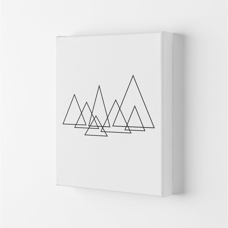 Geometric Triangle Poster Original - Print, No Frame, 42cm H x 30cm W x 1cm D