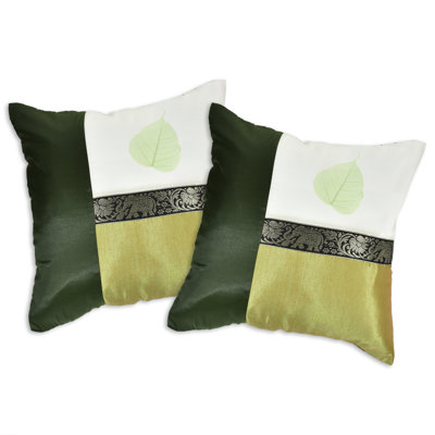 Cotton 16'' Throw Pillow Cover