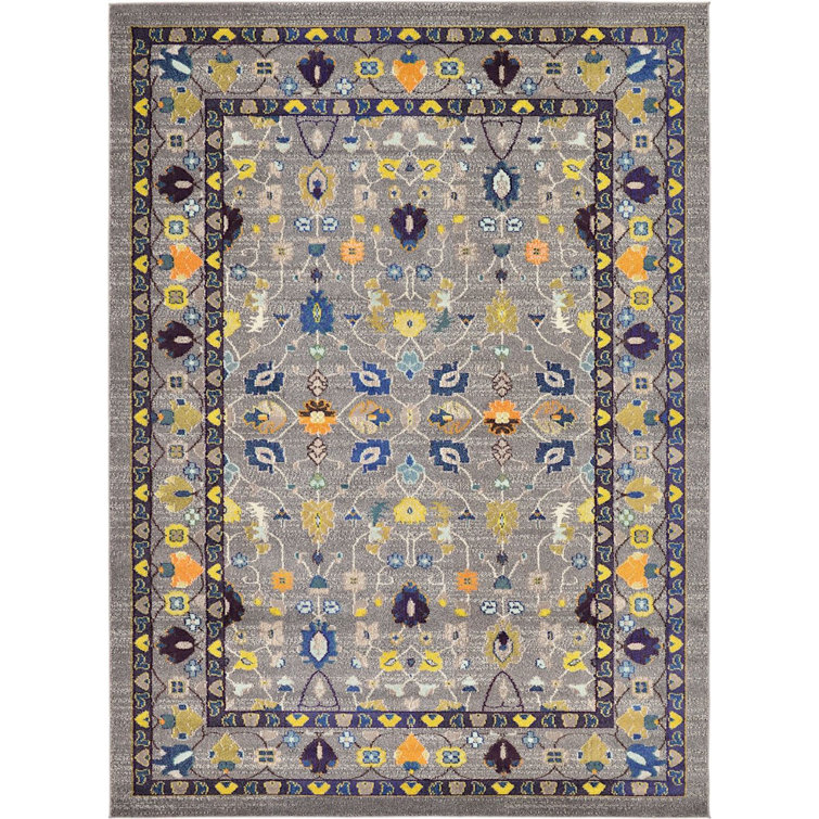 Eddins Washable Oriental Indoor Rug