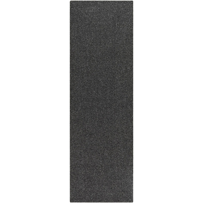 Tapis gris anthracite Leroux, Tapis de couloir 2 pi 6 po x 8 pi