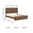 Hariette King Panel Bed-123300312