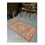 Tapis décoratif lavable à la machine à motif brun motif traditionnel rétro de la collection South-119128200