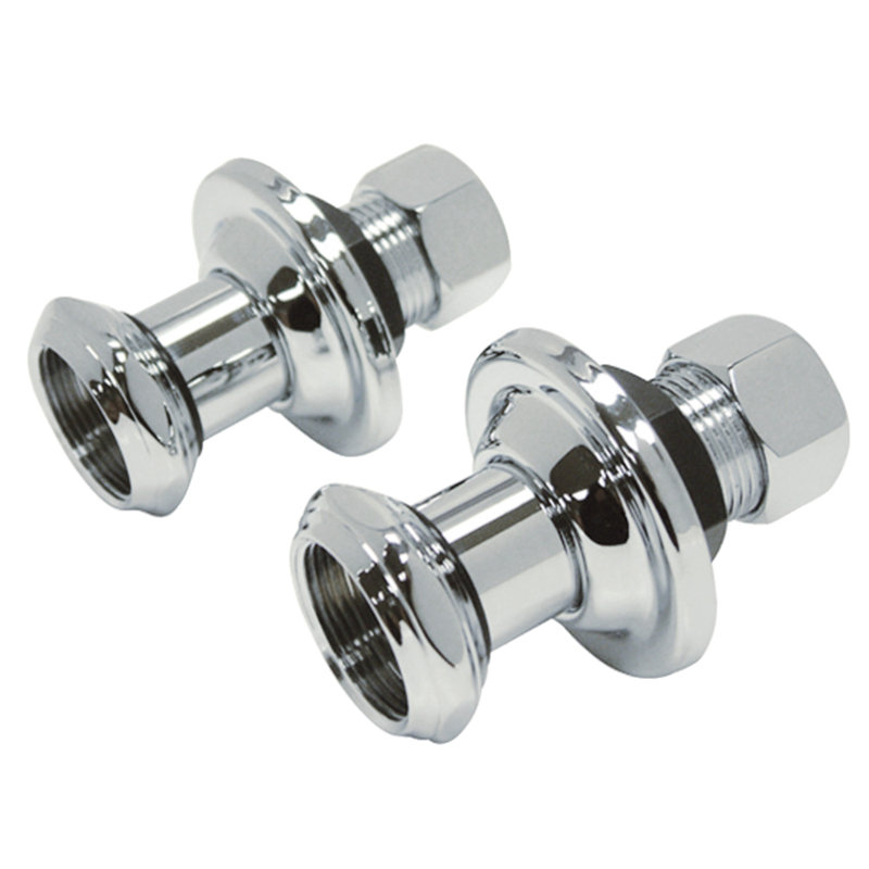 Kingston Brass Aqua Vintage 1-3/4 Inch Wall Union Extension, Polished Chrome