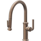 Descanso Kitchen Pull-Down Kitchen Faucet with Squeeze Sprayer - Low Arc Spout