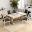 Ensemble de 2 chaises de salle à manger French Country, rembourrées avec dossier carré, tréfilées, sculptées et démontables pour une utilisation polyvalente