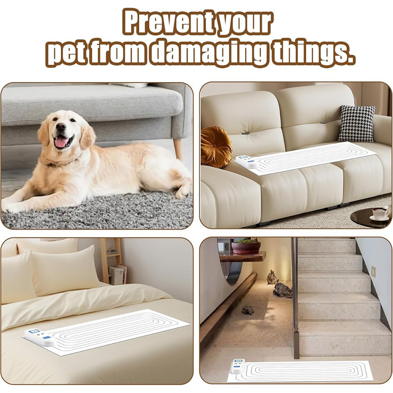 Scat Mat For Cats-Rechargeable-Cat Counter Deterrent Devices -Pe...